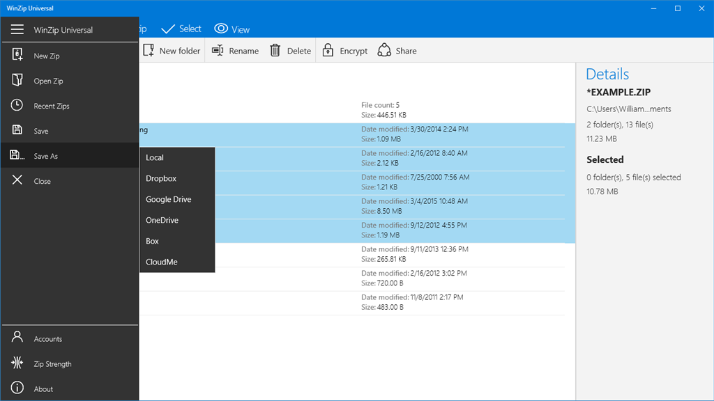 WinZip Universal_8