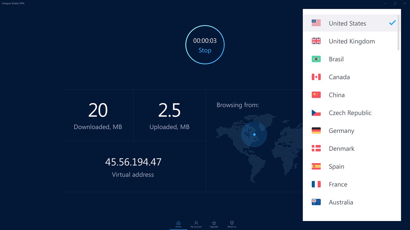 #1. Hotspot Shield VPN - Wifi Proxy (Windows) Podle: Pango Inc.