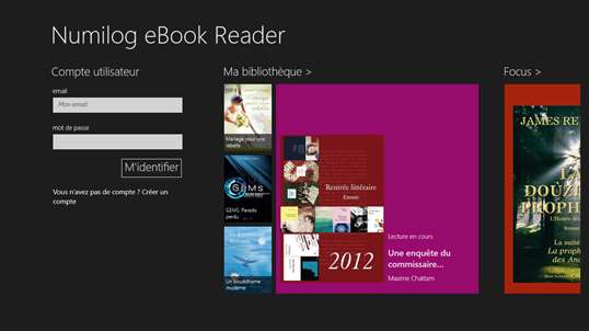 Numilog eBook Reader screenshot 1