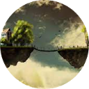 Floating Island Wallpaper New Tab icon