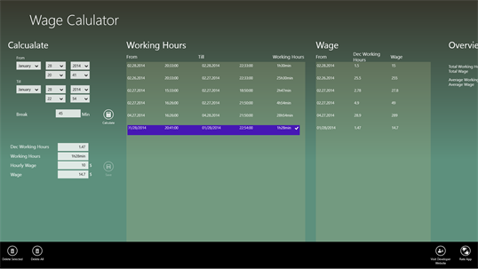 WageCalculator for Windows 10 PC Free Download  Best Windows 10 Apps
