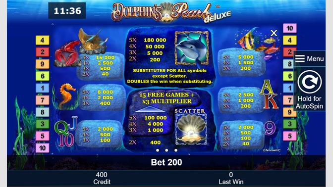 Dolphins pearl deluxe slot machine for sale
