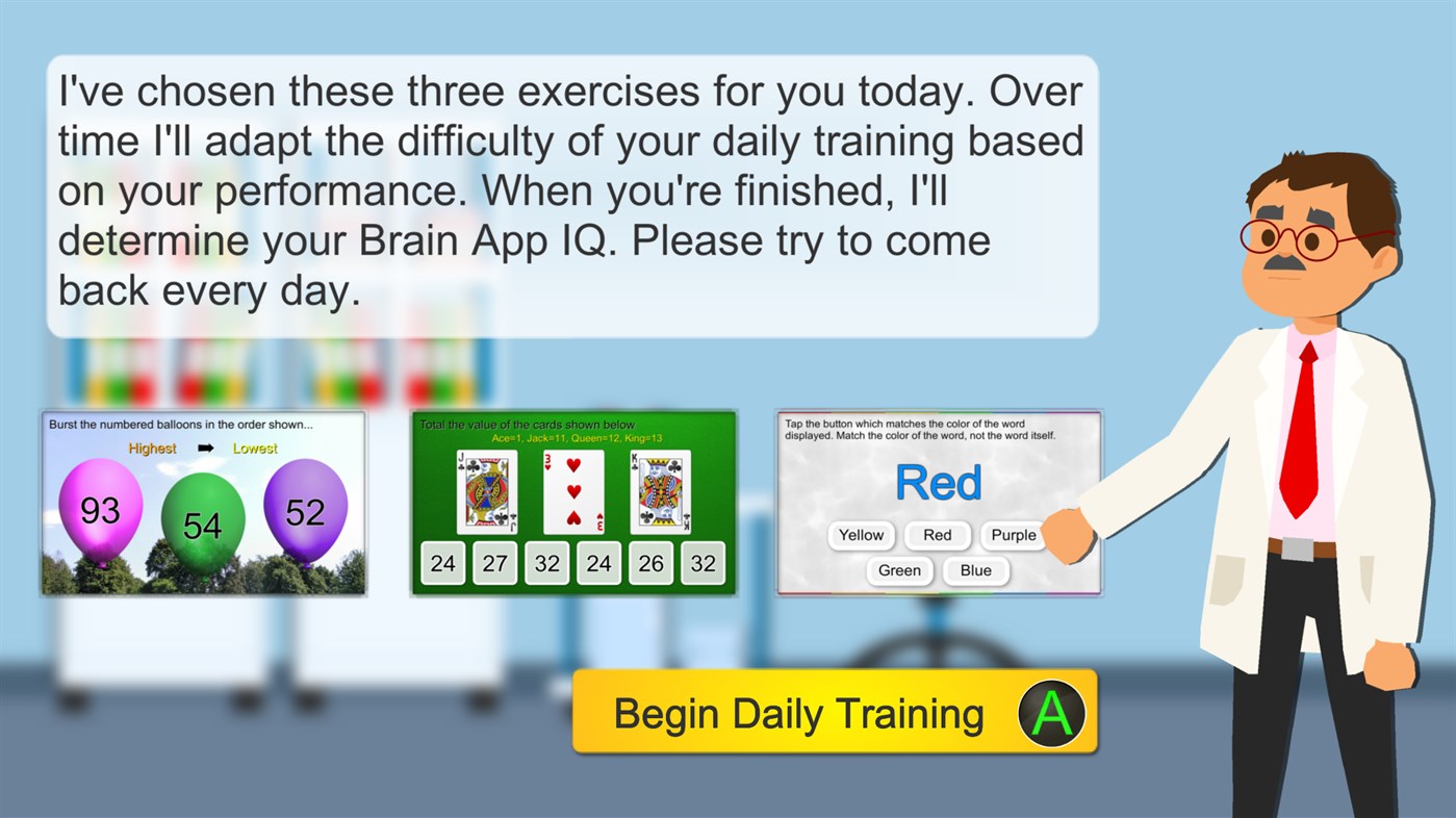 #2. Brain App - Ultimate Brain Training (Windows) Podle: Chris Mayer