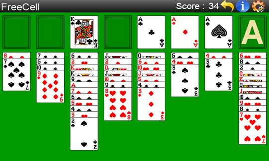 FreeCell Solitaire (Free) screenshot 1