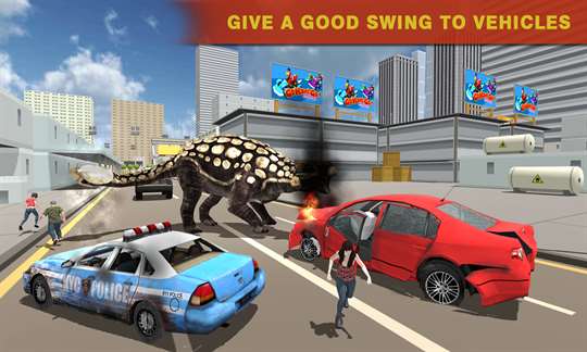 City Dinosaur Rampage: Dino Simulator 3D screenshot 5