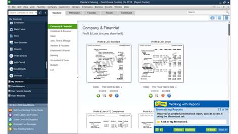 Professor Teaches QuickBooks 2018 Screenshots 2