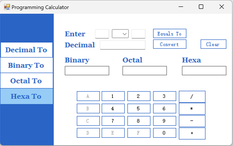 Programmers Calculator - PC - (Windows)