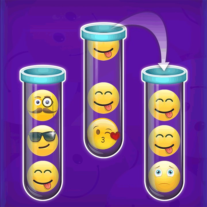 Emoji Sort Puzzle Master