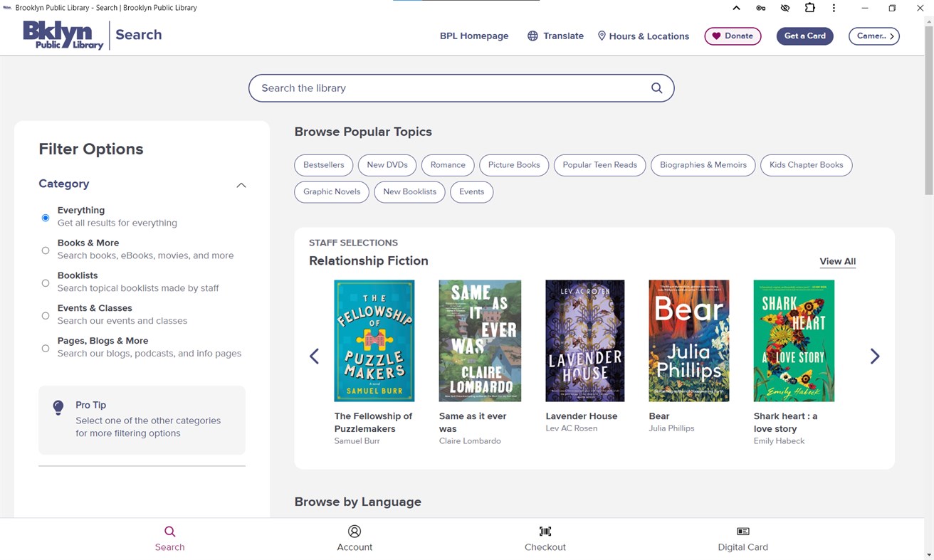 #1. BKLYN Library (Windows) Bởi: Brooklyn Public Library