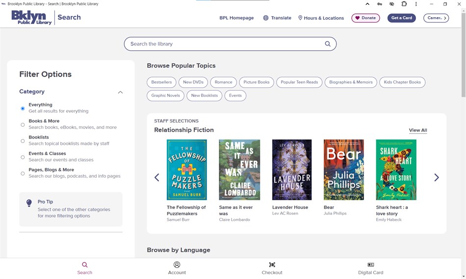 BKLYN Library (by Brooklyn Public Library) - (Windows Apps) — AppAgg