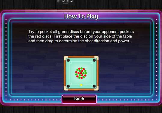 Disc Pool 2 Player Game screenshot 4