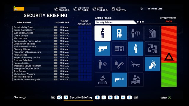Democracy 4: Console Edition screenshot 4