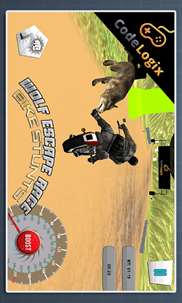 Wolf Escape Race: Bike Stunts screenshot 3