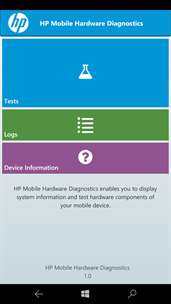HP Mobile Hardware Diagnostics screenshot 1