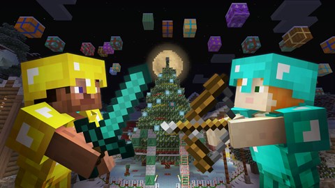 Julekampkart til Minecraft