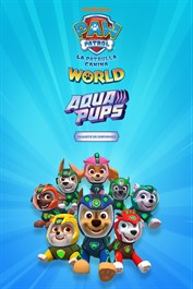 PAW Patrol World - La Patrulla Canina - Aqua Pups - Paquete de uniformes