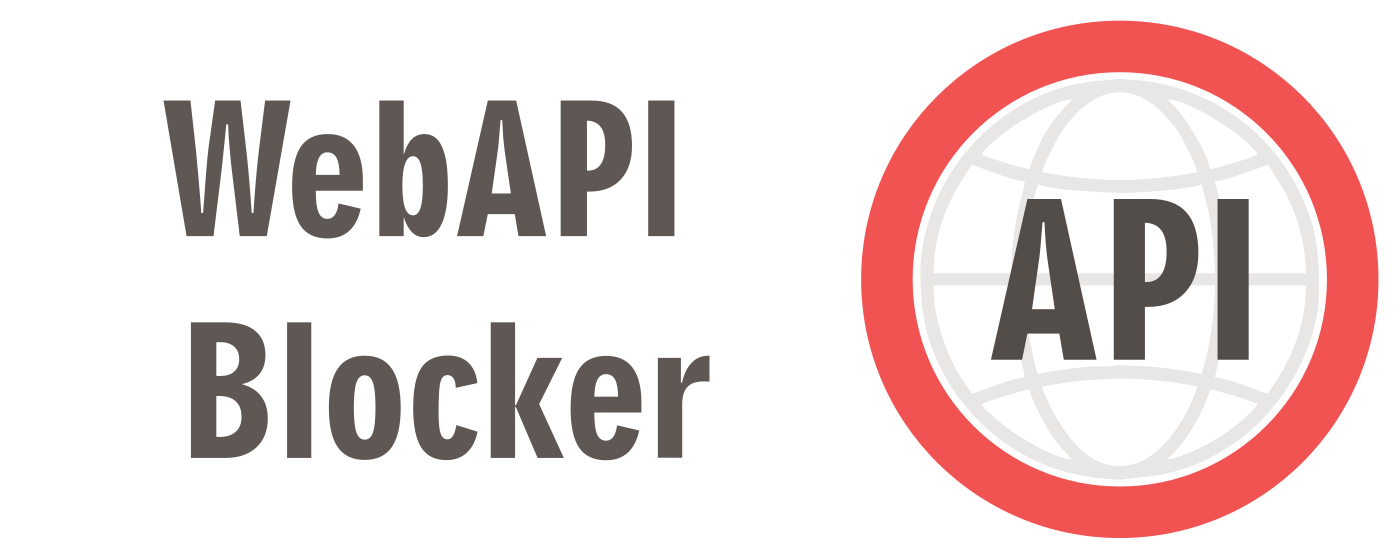 WebAPI Blocker marquee promo image