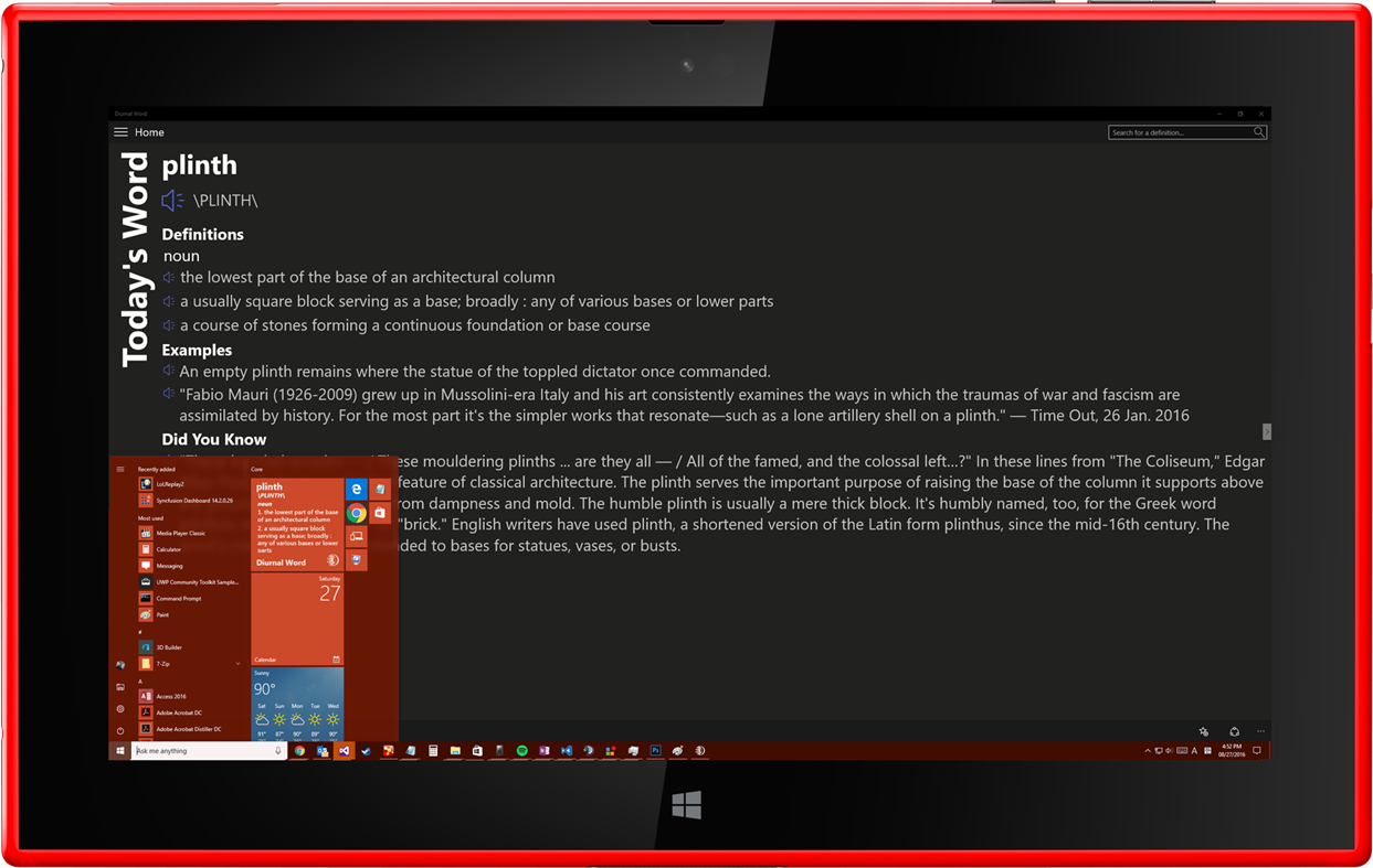 #5. Diurnal Word (Windows) 由: Manumit the Mind