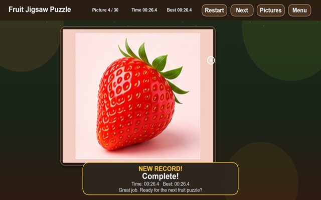 Fruit Jigsaw Puzzle APG screenshot 4