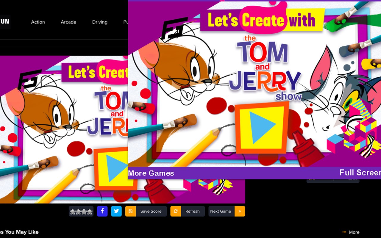 Let's Create with Tom and Jerry - Html5 Game