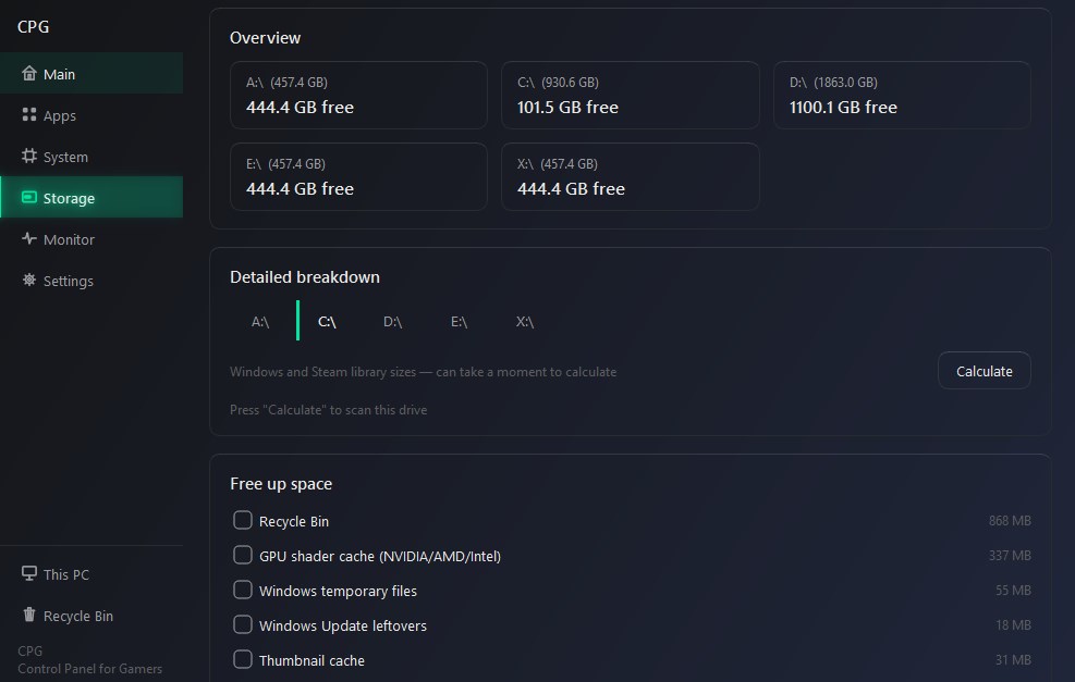 CPG screenshot