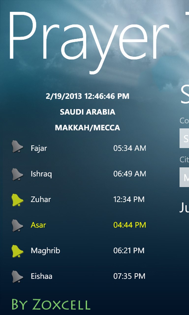 Captura 2 Prayer Time windows