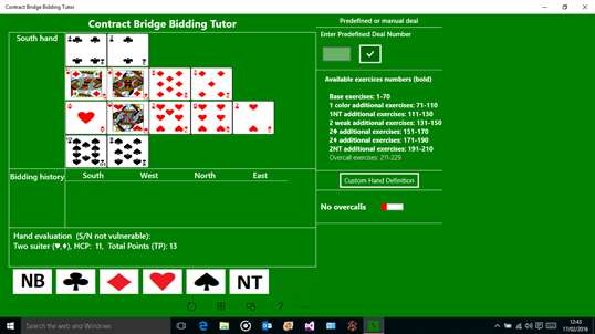 Contract Bridge Bidding Tutor for Windows 10 screenshot 6