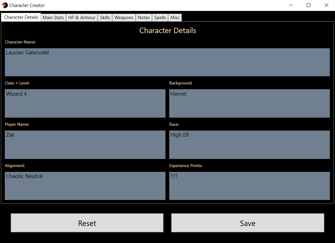Ultimate Dnd 5e Character Sheet Beziehen Microsoft Store De De