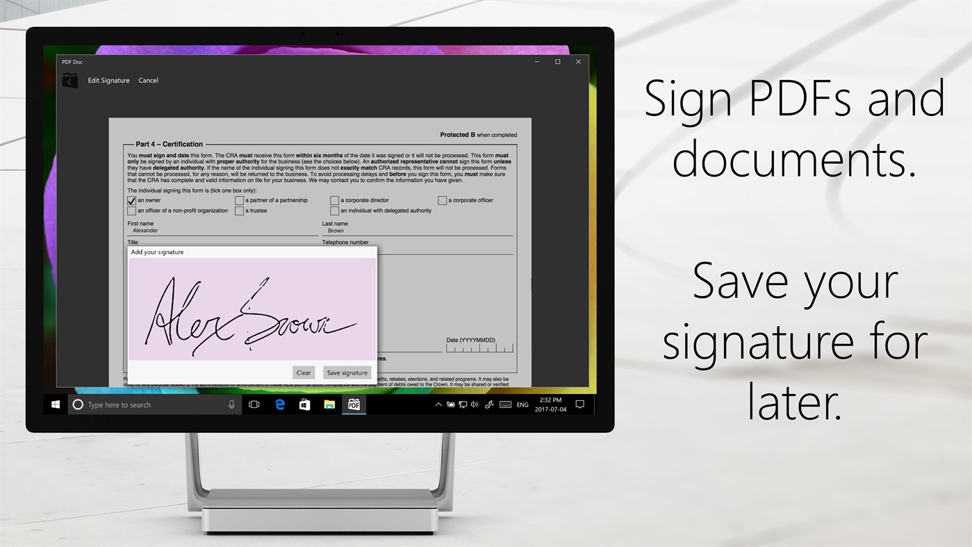 #2. PDF Doc (Windows) By: Ballard App Craftery
