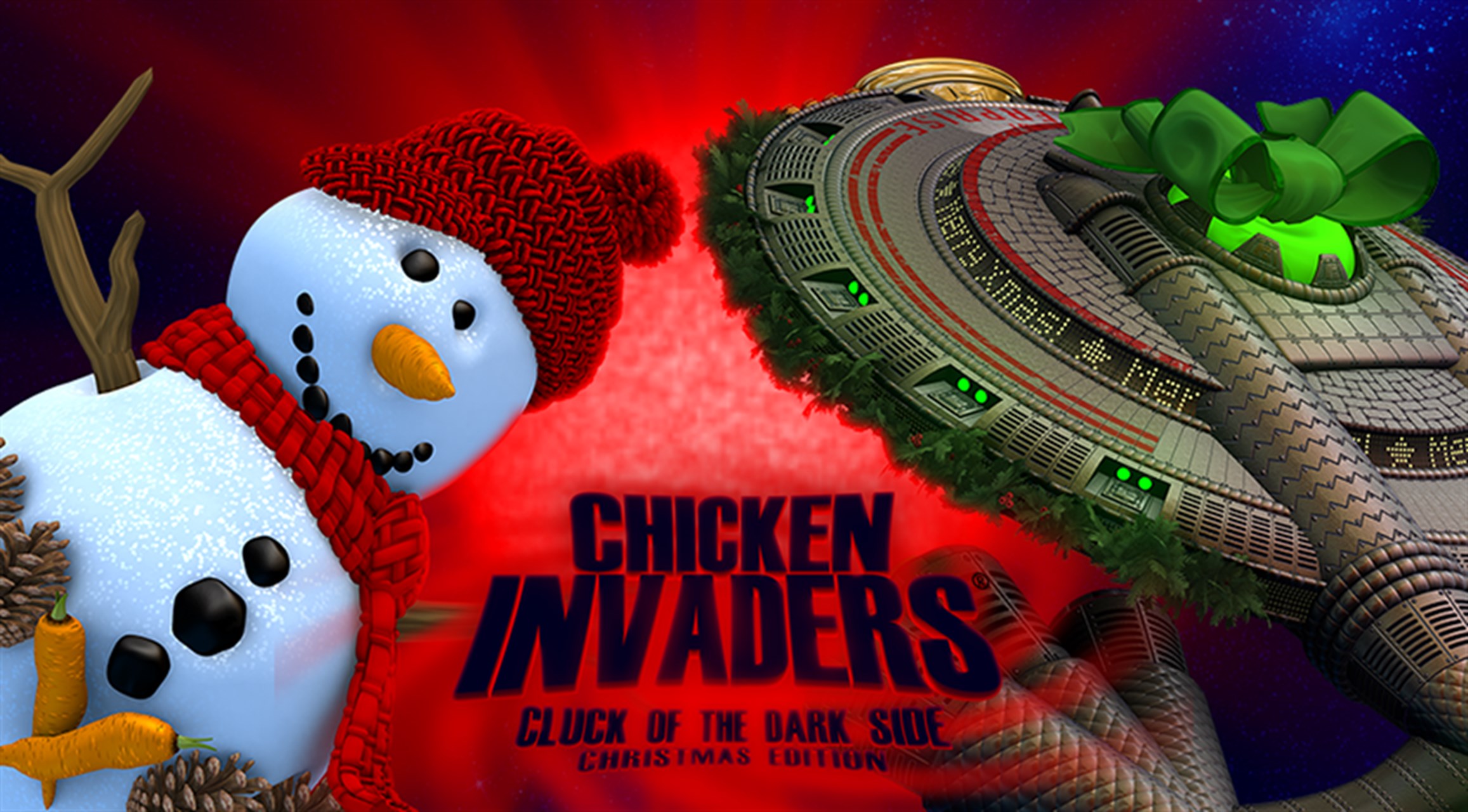 Chicken Invaders 5 Xmas HD - Free download and play on Windows 