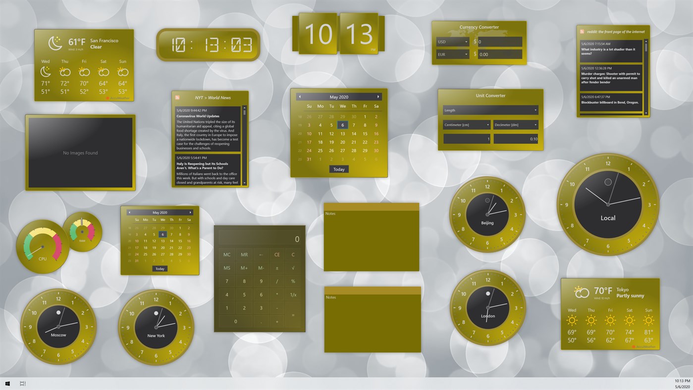 #4. Royal Skin for Widget Launcher (Windows) De: Chan Software Solutions