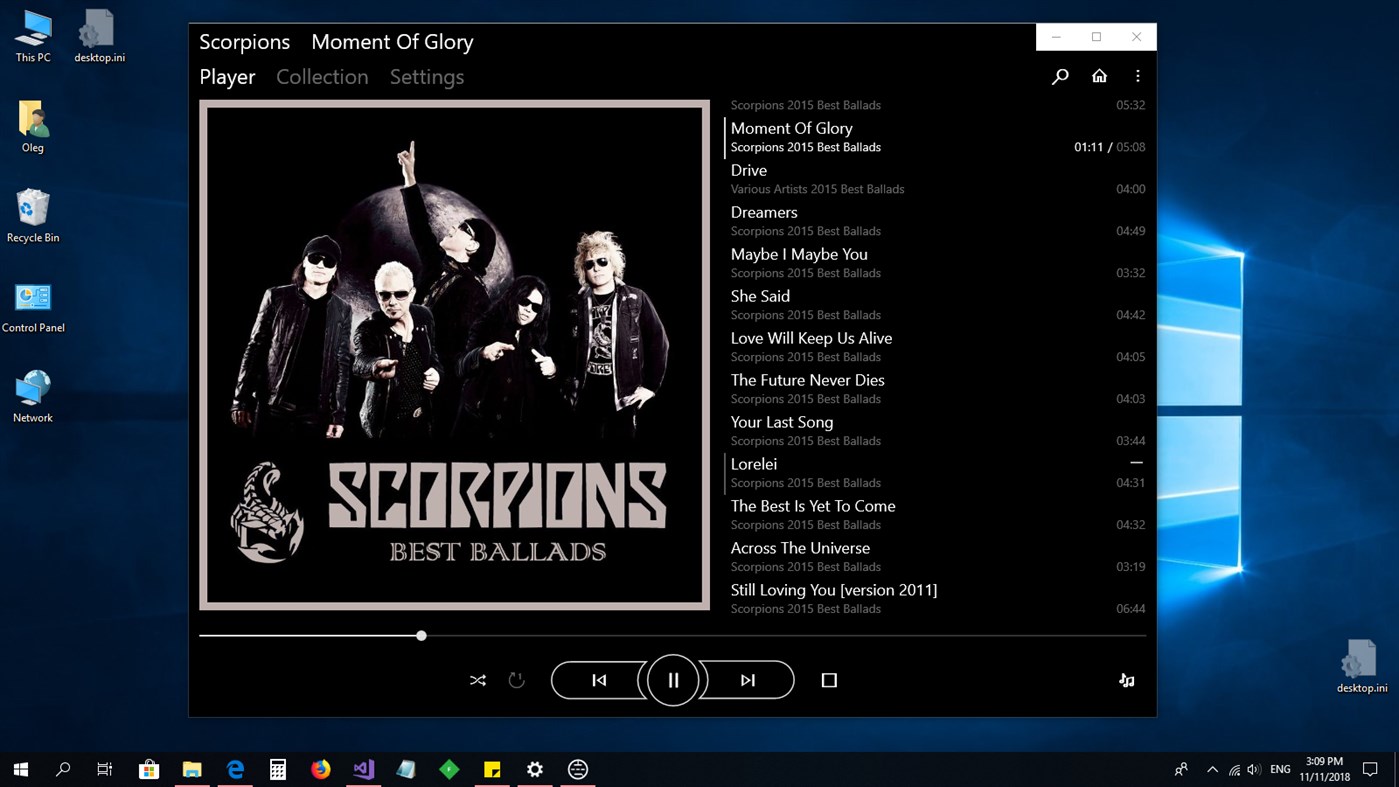 #5. Vacuum Tube Player (Full) (Windows) 由: Oleg Mikhailov