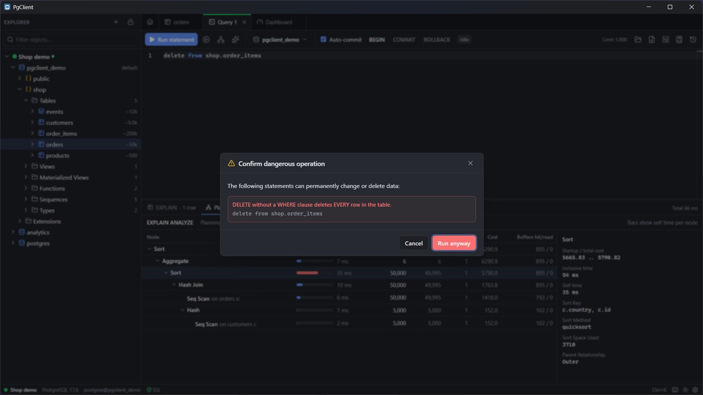 #6. PgClient (Windows) Af: GegsPapyan