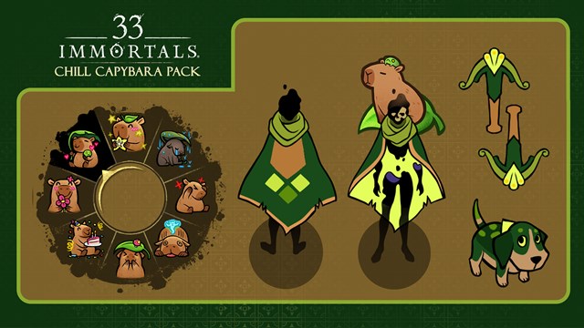 33 Immortals – Chill Capybara Pack screenshot 1