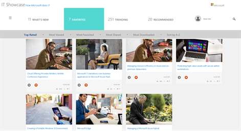 Microsoft IT Showcase Screenshots 2