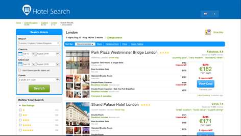 Hotel Search - Reservations Screenshots 2