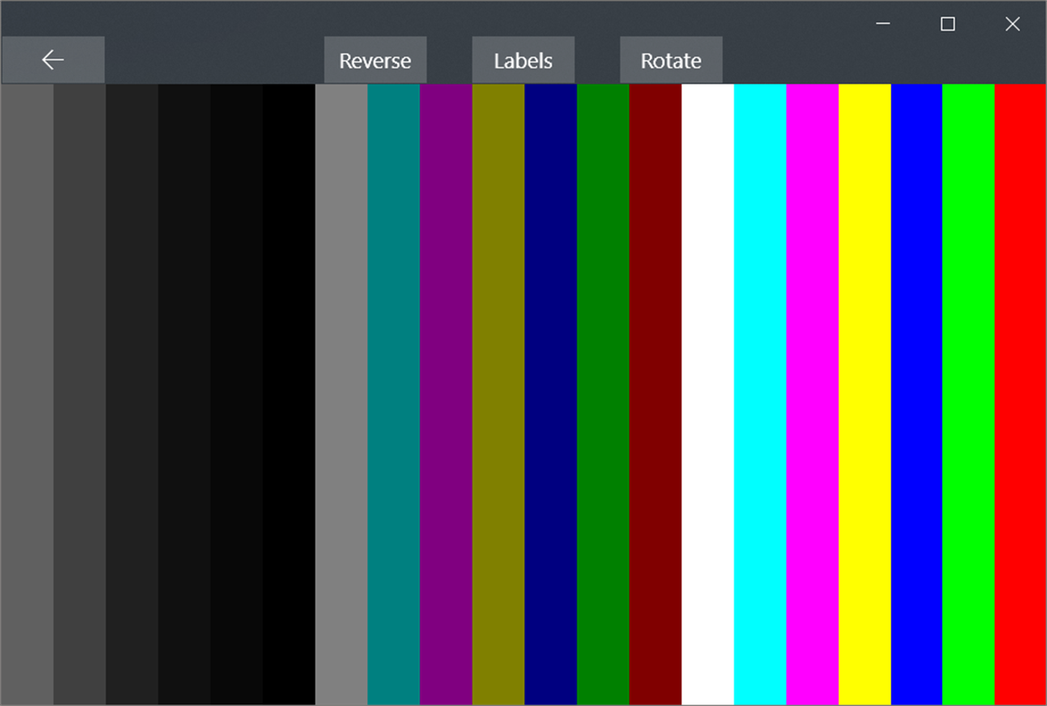 #6. MultiMonitor SMPTE ColorBars (Windows) 由: Paul Ghilino