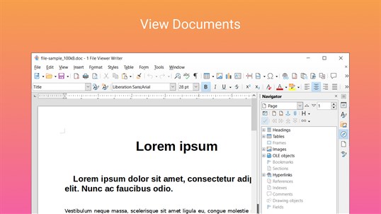 1 File Viewer: jpg, zip, mp4, Word, photo, video, PDF free opener screenshot 1