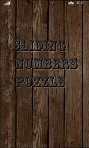 Sliding Numbers Puzzle screenshot 1