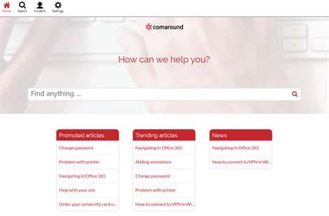 ComAround Knowledge Screenshots 1