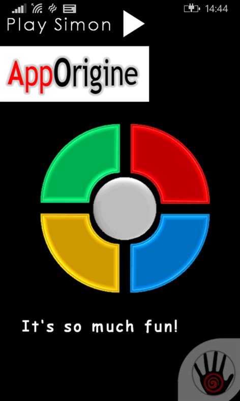 #1. Simon Memory Trainer Game (Windows) Podle: AppOrigine