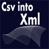 Csv into Xml file