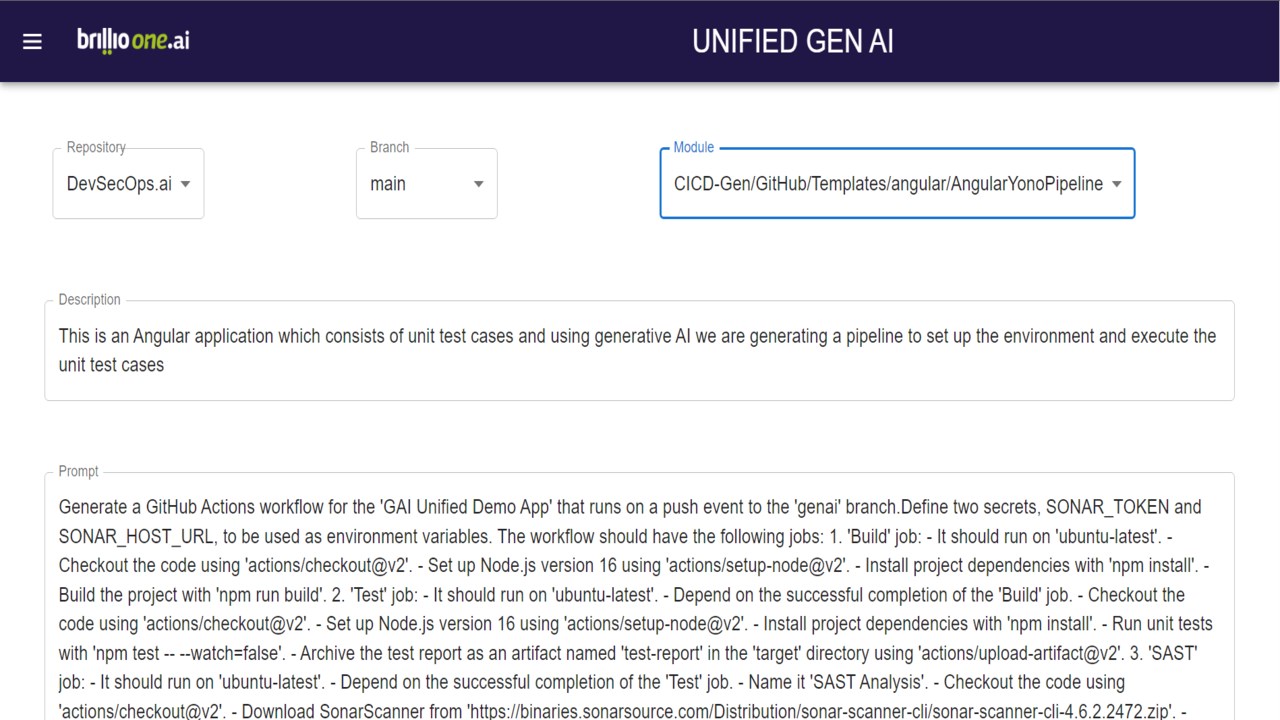 Snapshot 2 of DevSecOps Pipeline Generation
