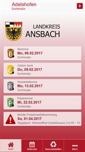 Landkreis Ansbach Abfall-App screenshot 1