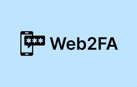 Web2FA - Authenticator small promo image