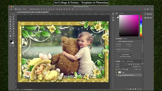 Art Collage & Frames - Templates fo Photoshop screenshot 3