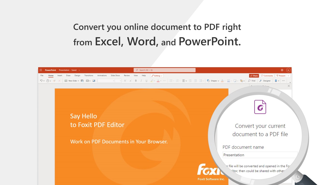 convert pdf to ppt foxit