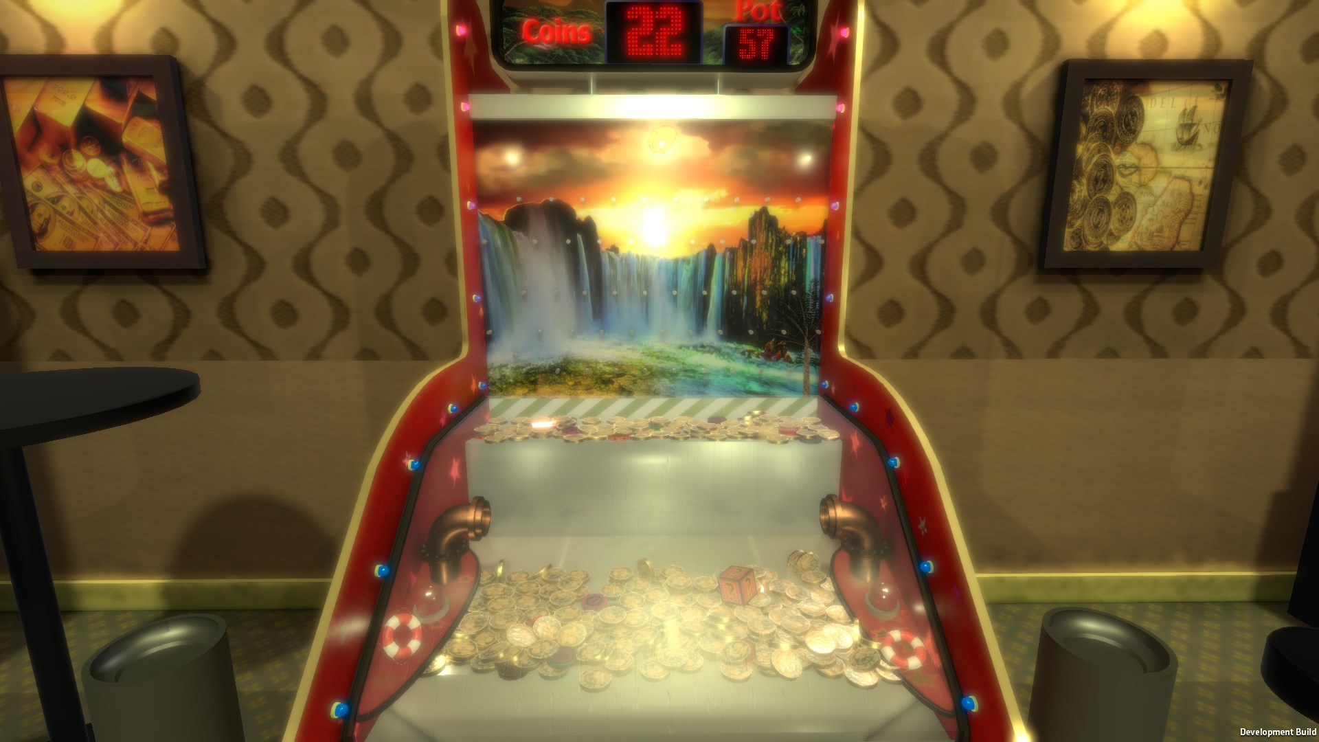 Online coin pusher games