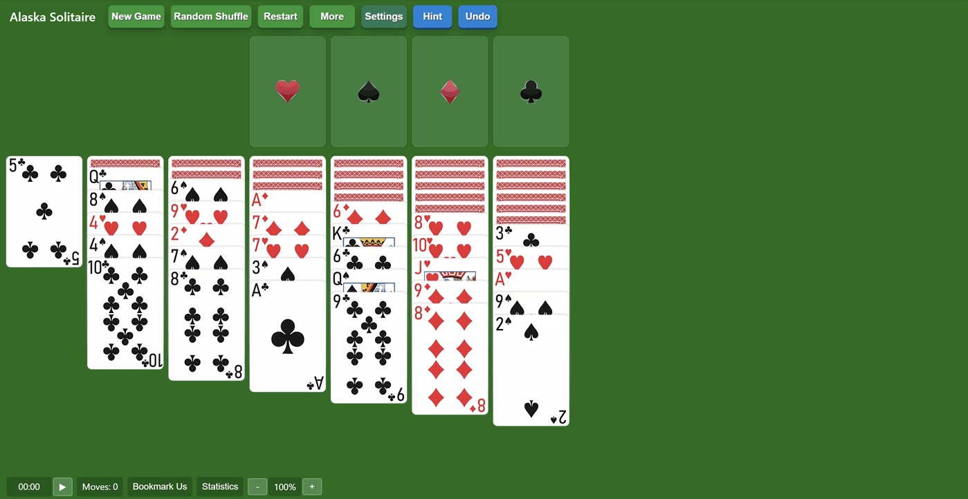 #1. Alaska Solitaire Solitairex (Windows) 由: Solitairen