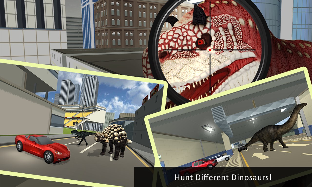 لقطة شاشة 1 City Dino Hunting 3D windows